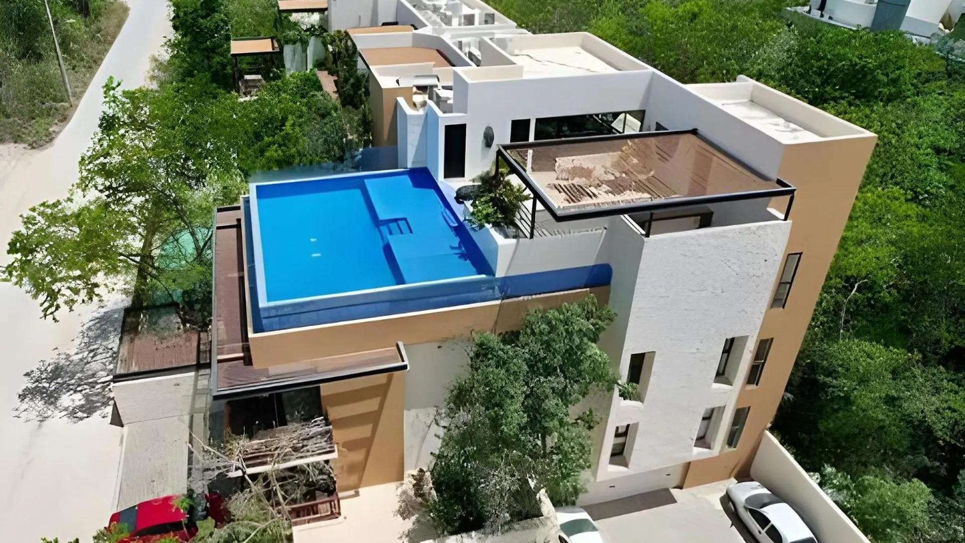 Hébergement de vacances Suit Next To The Common Top Roof Exclusive Building Kingsize Bed 2 Super Pools, Gym, Grill Tulum