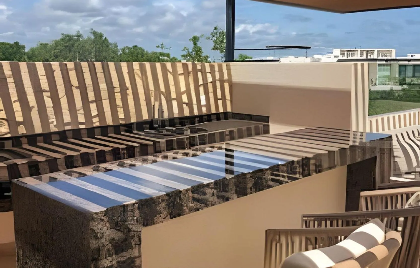 Σπίτι διακοπών Suit Next To The Common Top Roof Exclusive Building Kingsize Bed 2 Super Pools, Gym, Grill Τουλούμ